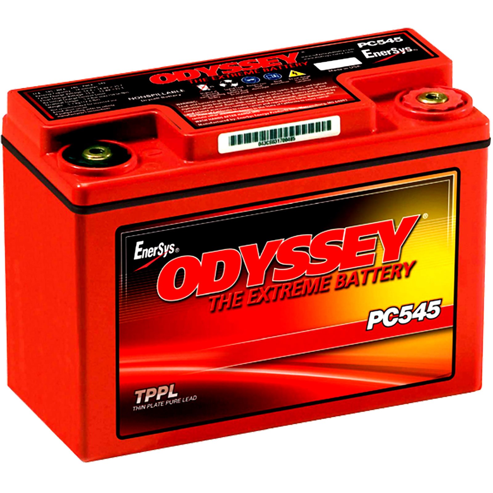 Amazon.com: Odyssey Battery ODYSSEY PC545 Powersports Battery, Red